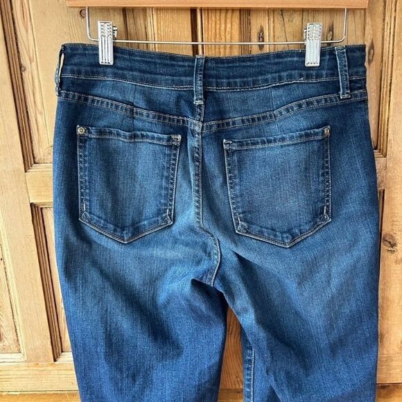 NYDJ Women's Size 6 Dark Blue Straight Leg Jeans Denim Not Your Daughters Jeans - Picture 11 of 14